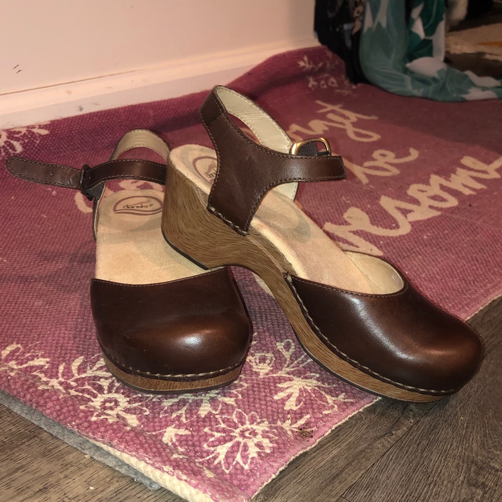 Dansko Brown Sam Mary Jane BNWOT